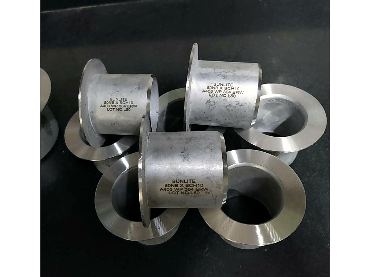 Stub Ends (Lap Joint) — Stainless steel butt-weld pipe fittings manufacturer Mumbai — elbows tees reducers