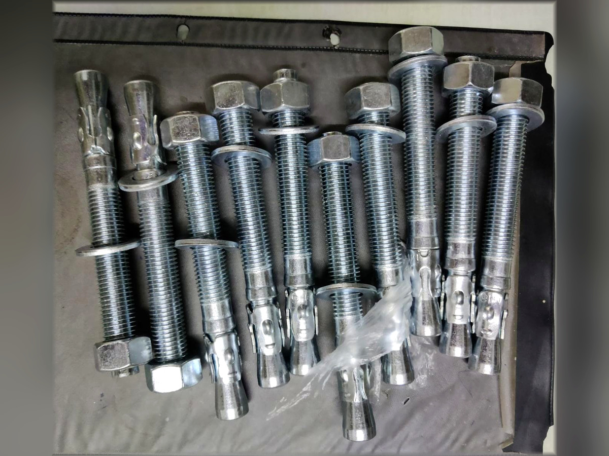 Wedge-type anchor bolts with expansion sleeves